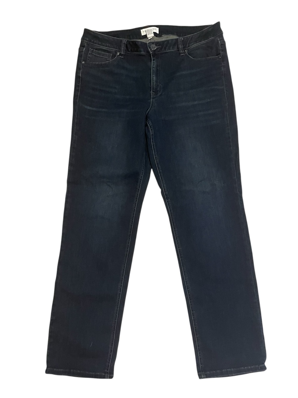 I4- Lane Bryant size 18 Dark Blue Straight-Leg Jeans